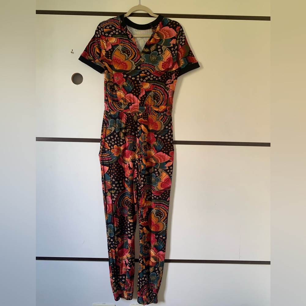 FARM Rio Made In Brazil Vibrant Patterned Jumpsuit - Picture 2 of 2